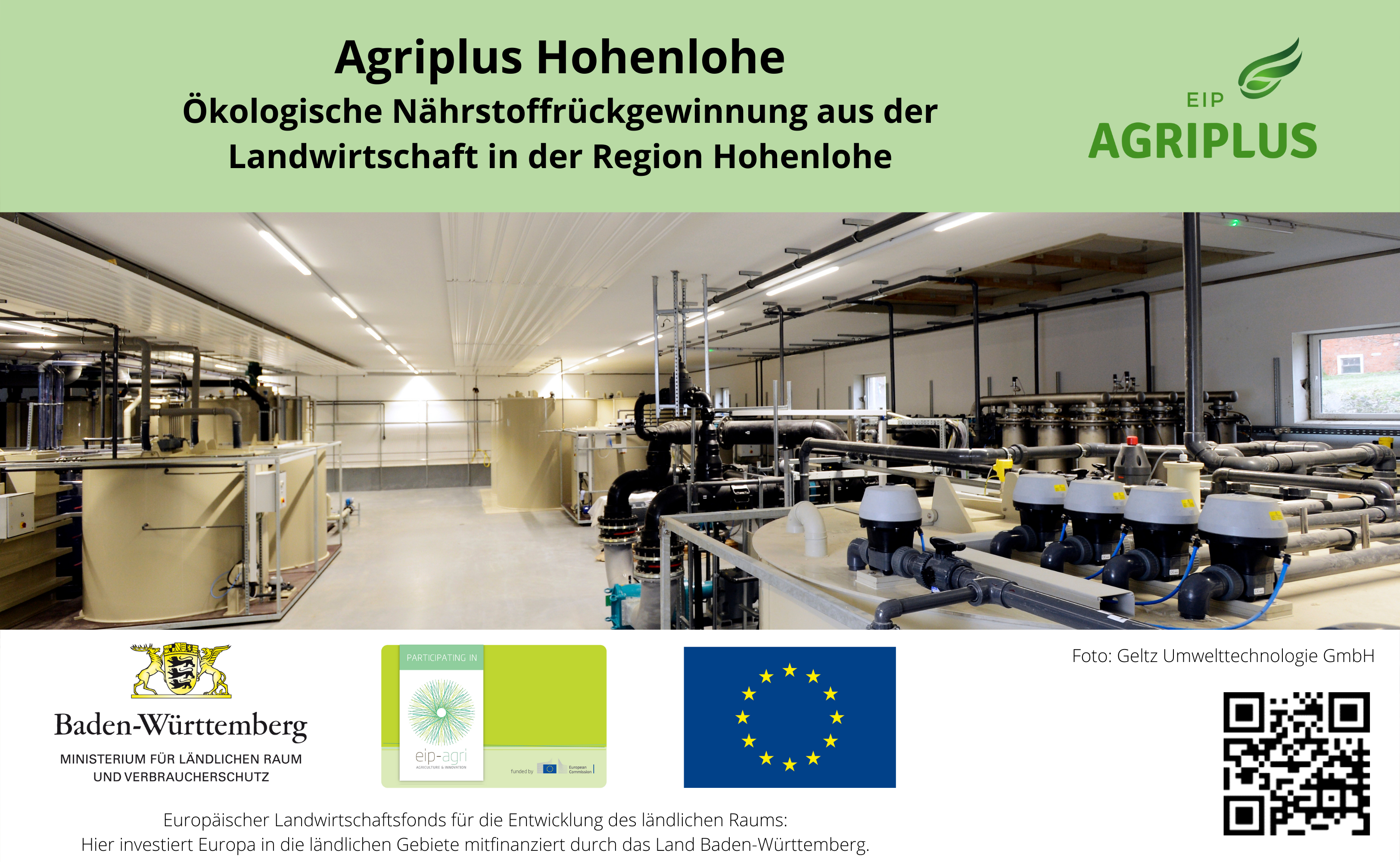 Eine ökologische Nährstoffrückgewinnung aus der Landwirtschaft in der Region Hohenlohe